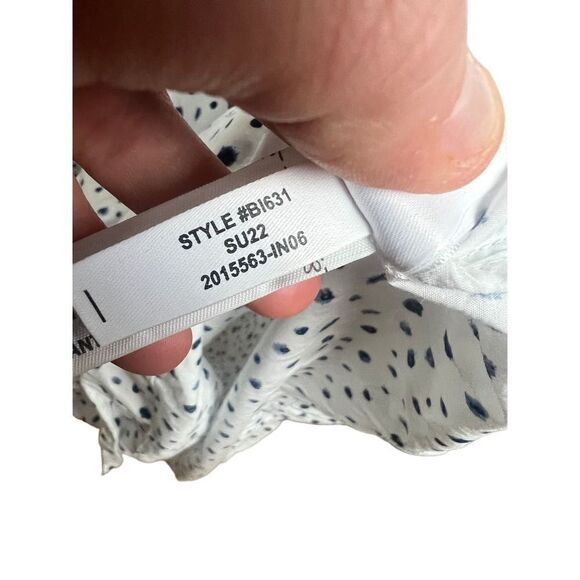 Elegant White Polka Dot Dress - Picture 7 of 9